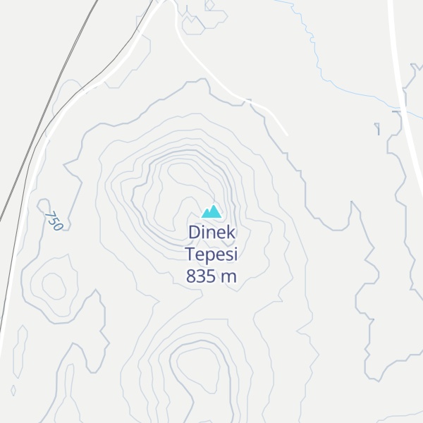 Map of Dinek Tepesi