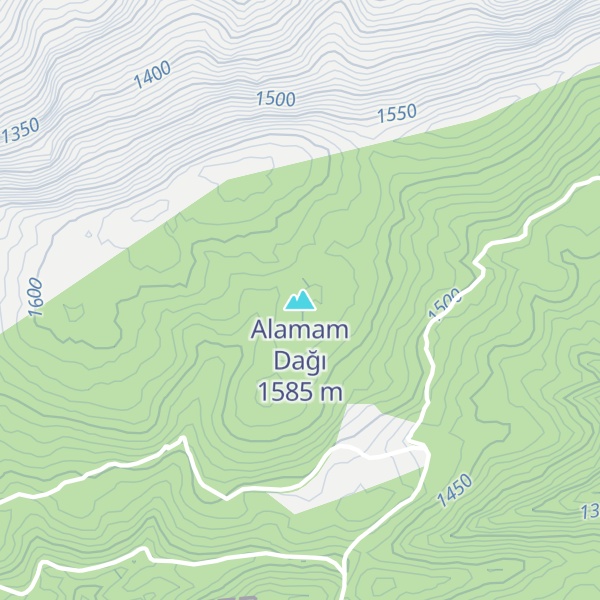 Map of Alamam Dağı