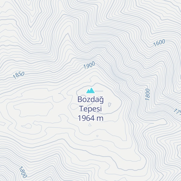 Map of Bozdağ Tepesi