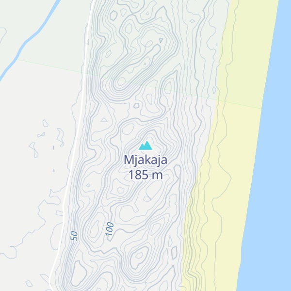 Map of Mjakaja