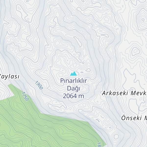 Map of Pınarlıklır Dağı