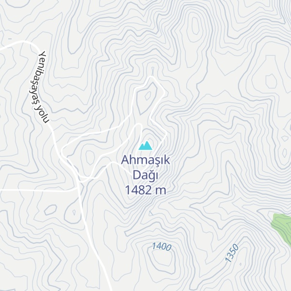 Map of Ahmaşık Dağı