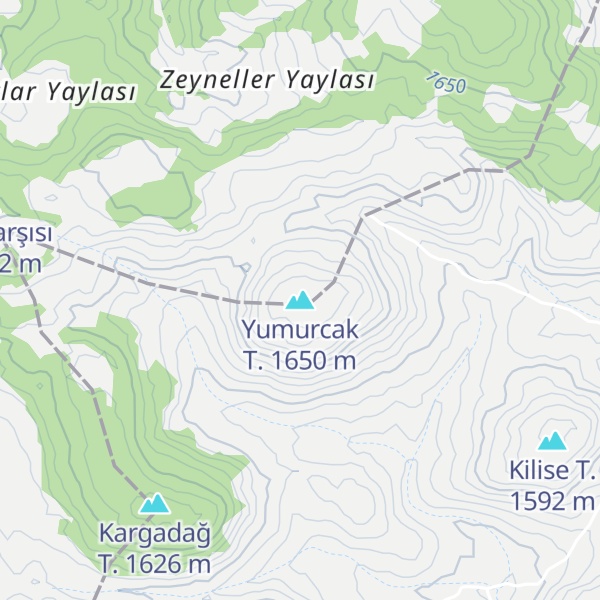 Map of Yumurcak T.