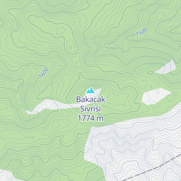 Map of Bakacak Sivrisi