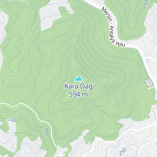 Map of Kara Dağ