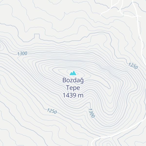 Map of Bozdağ Tepe