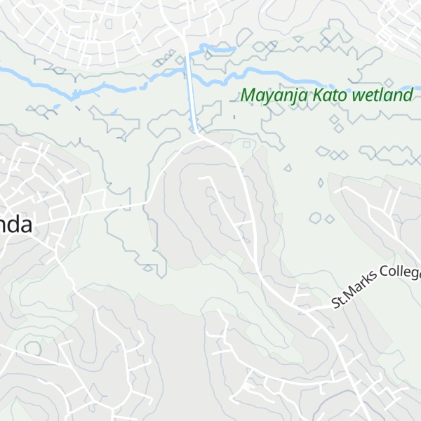 Map of Manja hill