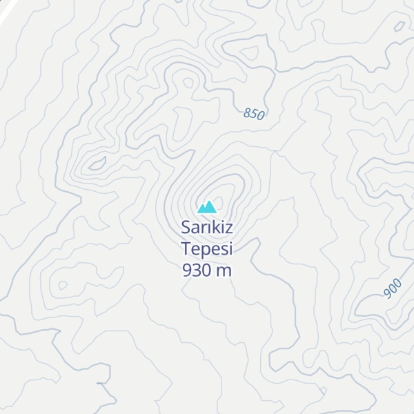 Map of Sarıkiz Tepesi