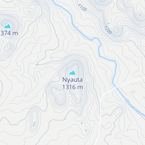 Map of Nyauta