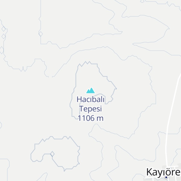 Map of Hacıbalı Tepesi