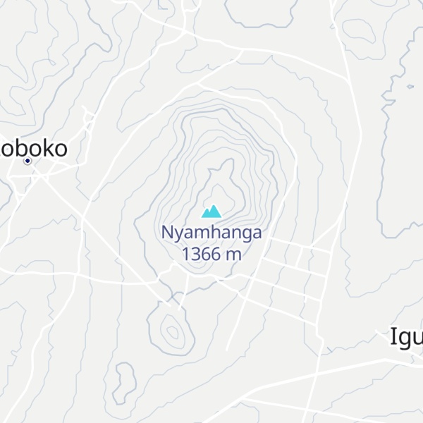 Map of Nyamhanga