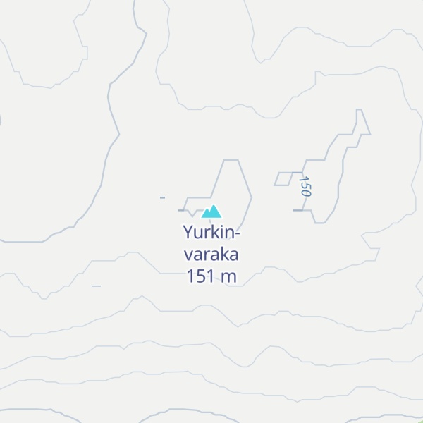 Map of Yurkin-varaka