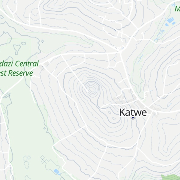 Map of Katwe hill