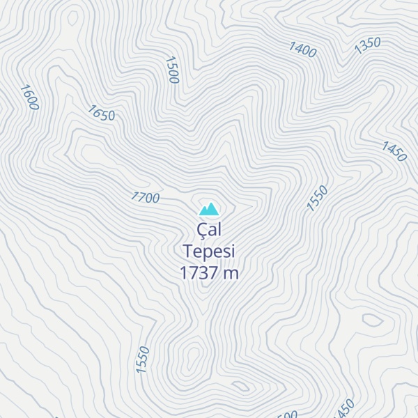Map of Çal Tepesi