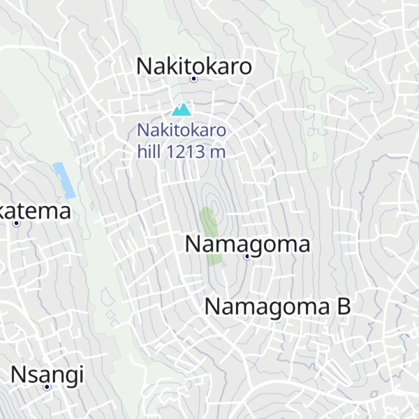 Map of Namagoma hill