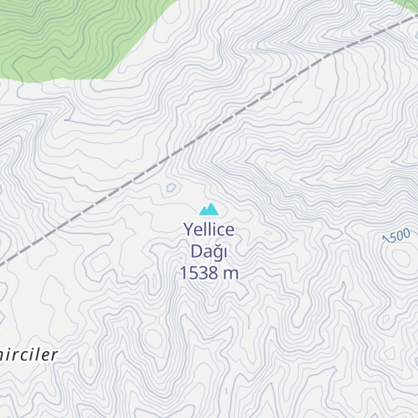 Map of Yellice Dağı