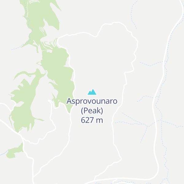 Map of Asprovounaro (Peak)