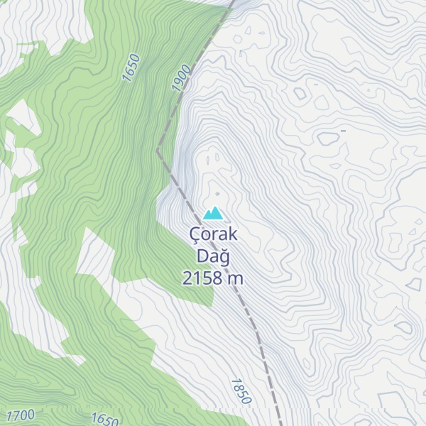Map of Çorak Dağ