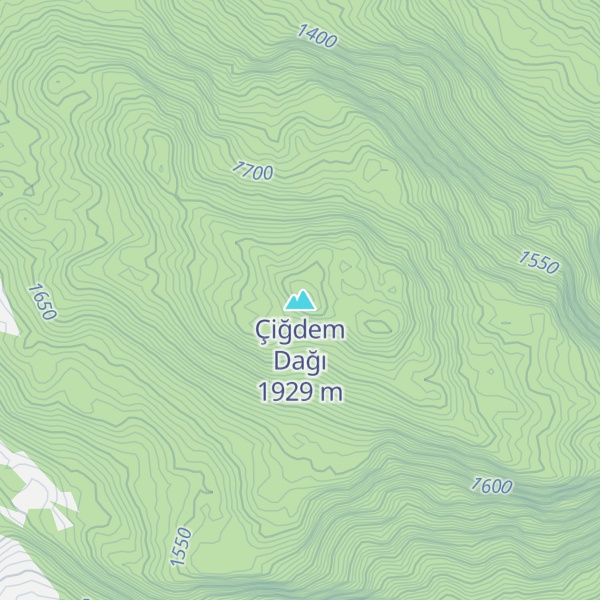 Map of Çiğdem Dağı