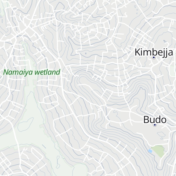 Map of Mukono hill