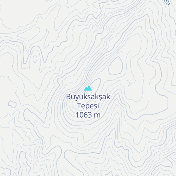 Map of Büyüksakşak Tepesi