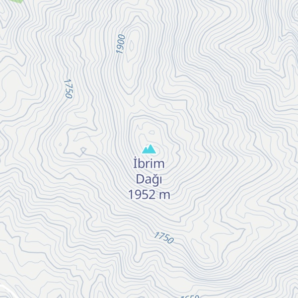 Map of İbrim Dağı