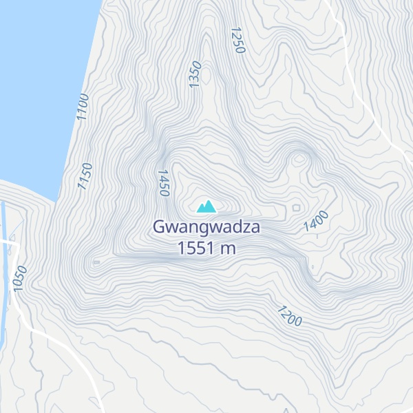 Map of Gwangwadza