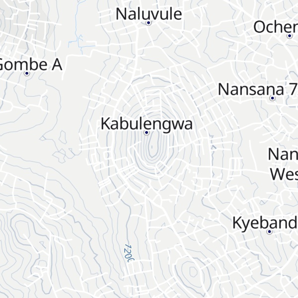 Map of Kabulengwa