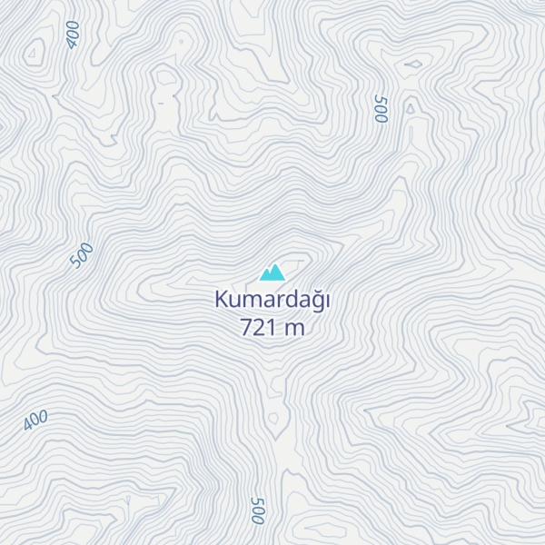 Map of Kumardağı