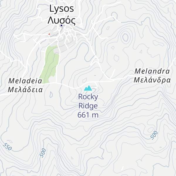 Map of Rocky Ridge