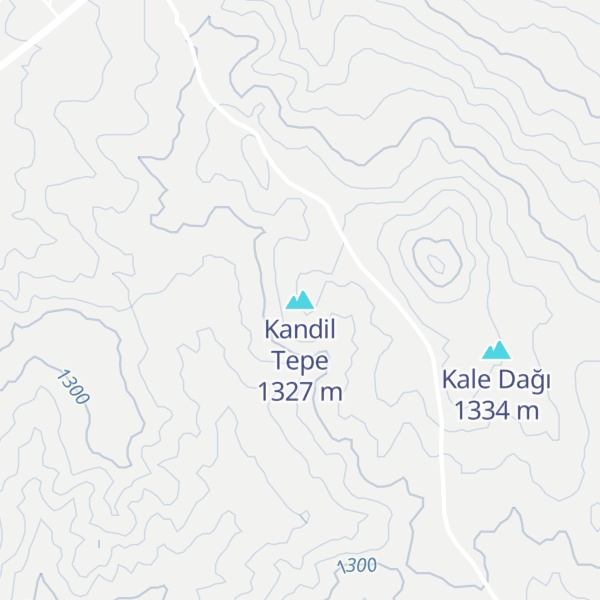 Map of Kandil Tepe