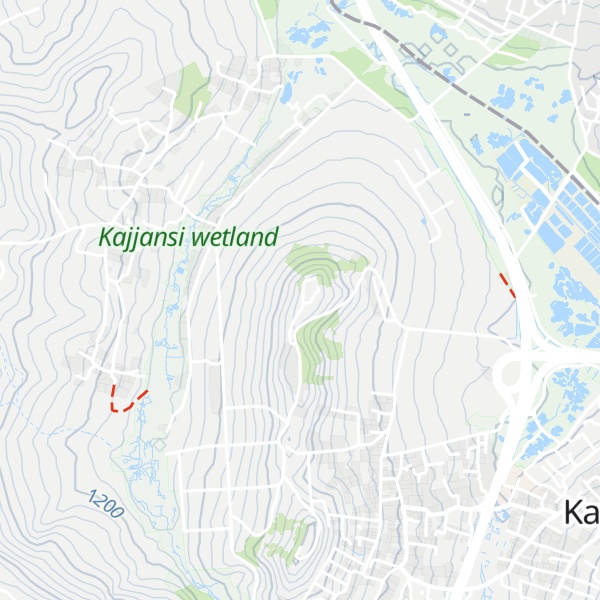 Map of Nakigalala hill