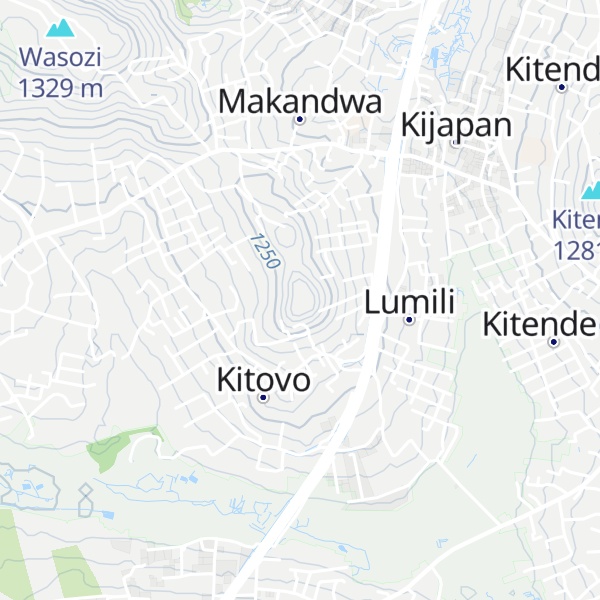 Map of Kitovo Hill