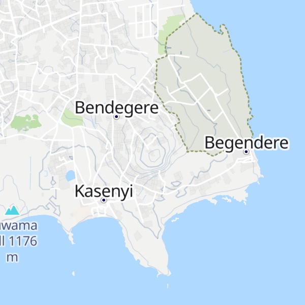 Map of Bendigeri hill