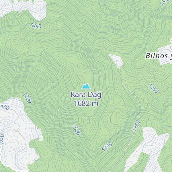 Map of Kara Dağ