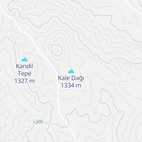 Map of Kale Dağı