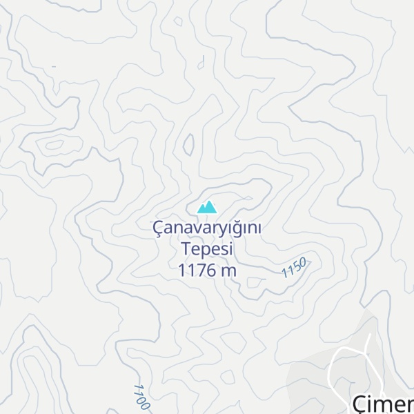 Map of Çanavaryığını Tepesi