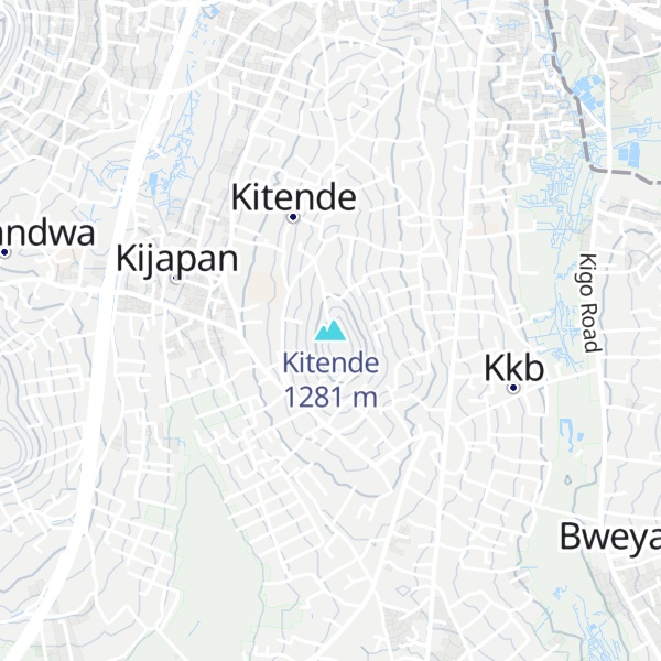 Map of Kitende