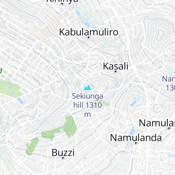 Map of Sekiunga hill