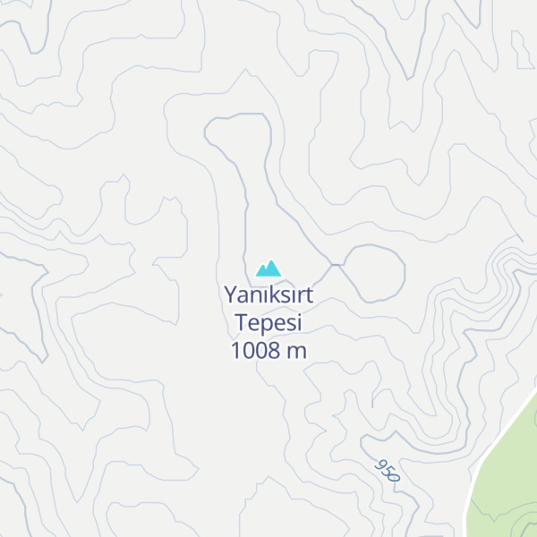 Map of Yanıksırt Tepesi
