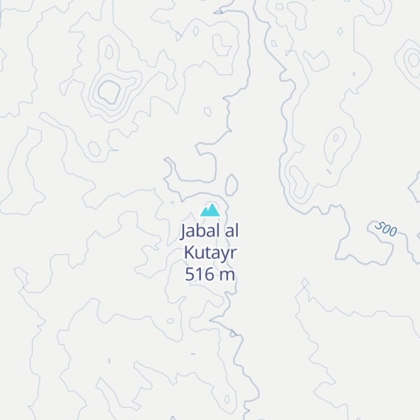 Map of Jabal al Kutayr