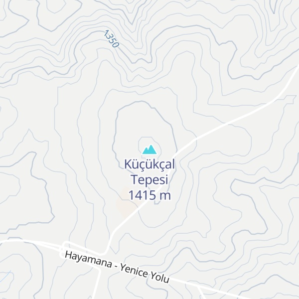 Map of Küçükçal Tepesi