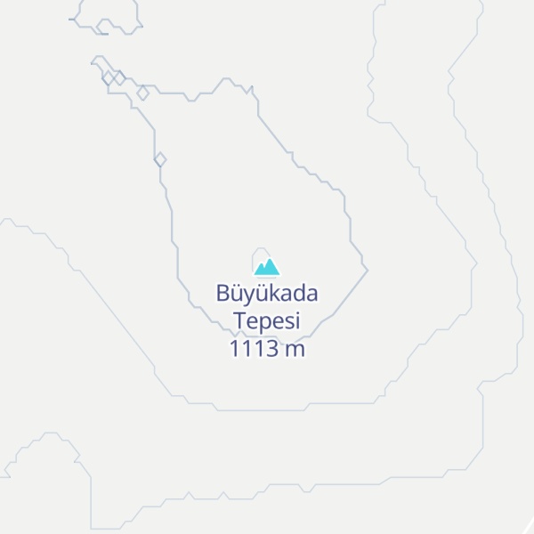 Map of Büyükada Tepesi
