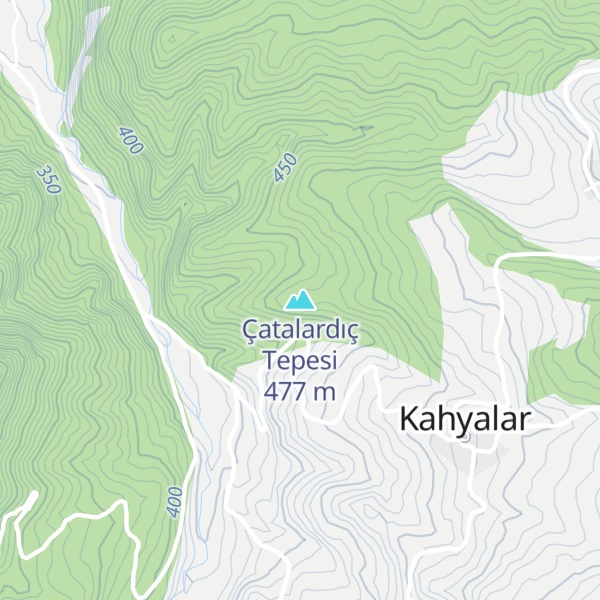 Map of Çatalardıç Tepesi