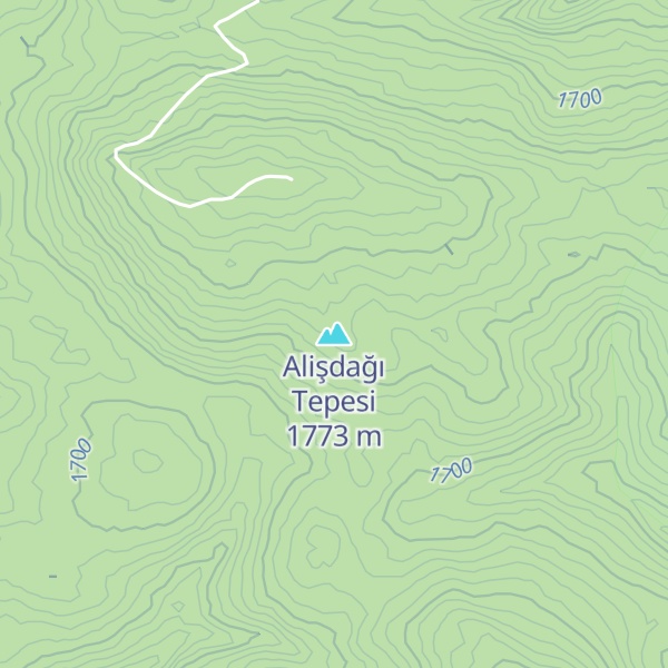 Map of Alişdağı Tepesi