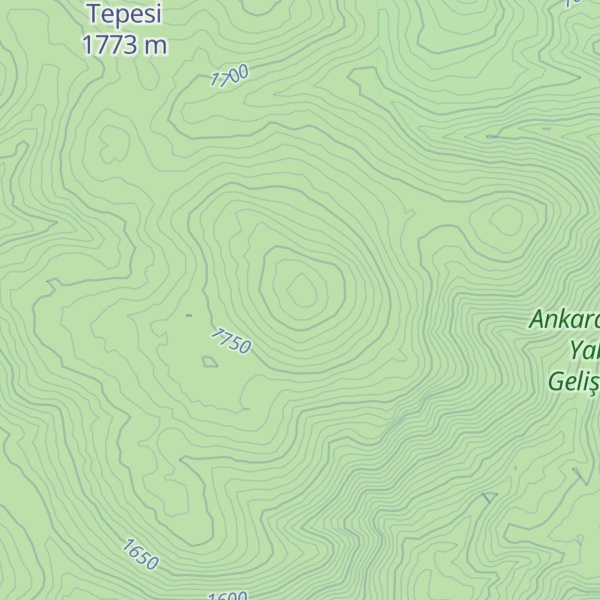 Map of Aluç Dağı