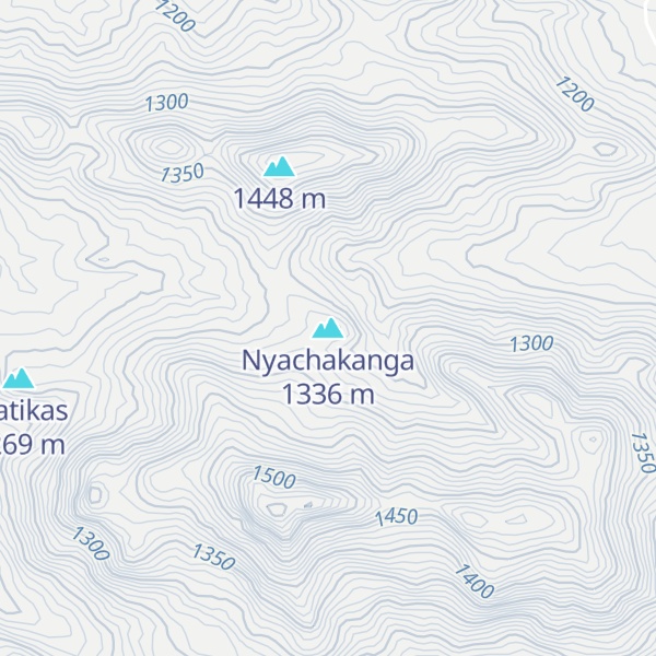 Map of Nyachakanga