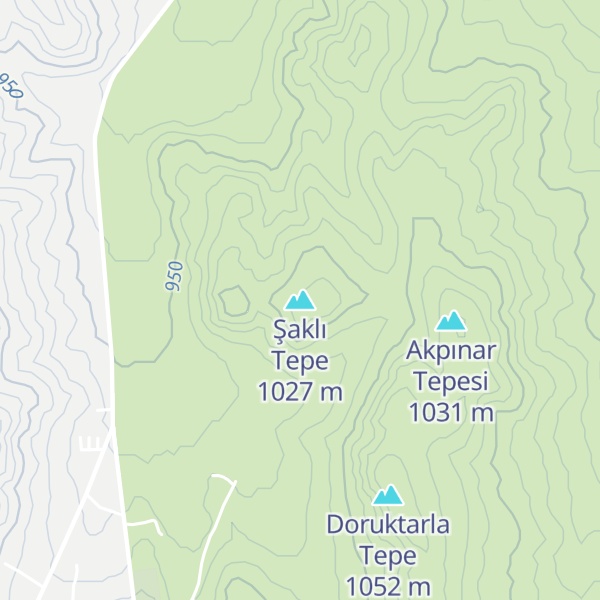 Map of Şaklı Tepe