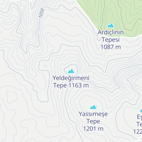 Map of Yeldeğirmeni Tepe