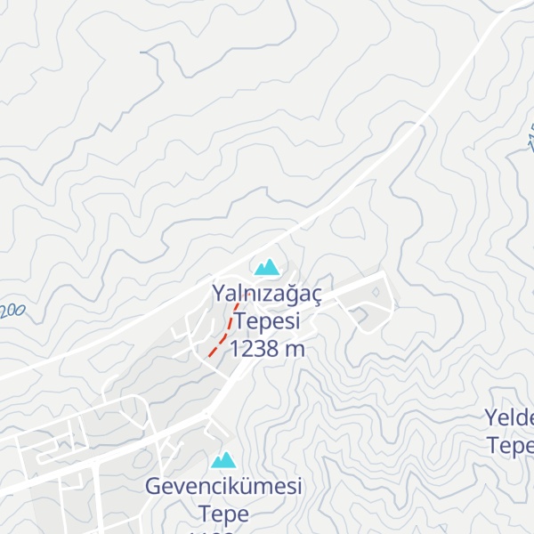 Map of Yalnızağaç Tepesi